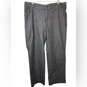 Lee No-Gap Waistband Blue Denim Straight Leg Pants